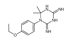 1-(4-ethoxyphenyl)-6,6-dimethyl-1,3,5-triazine-2,4-diamine结构式