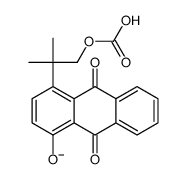 [2-(4-hydroxy-9,10-dioxoanthracen-1-yl)-2-methylpropyl] carbonate结构式