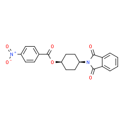 (1s,4s)-4-(1,3-dioxoisoindolin-2-yl)cyclohexyl 4-nitrobenzoate Structure