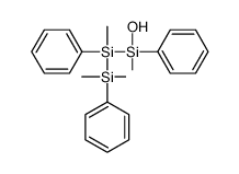 bis(hydroxy-methyl-phenylsilyl)-methyl-phenylsilane Structure