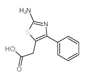 2-(2-Amino-4-phenylthiazol-5-yl)acetic acid structure