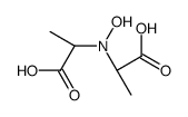 (2S)-2-[1-carboxyethyl(hydroxy)amino]propanoic acid结构式