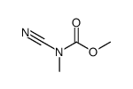 N-methoxycarbonyl-N-methylcyanamide结构式