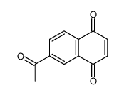 6-acetylnaphthalene-1,4-dione结构式