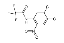 4,5-dichloro-2-nitrotrifluoroacetanilide结构式