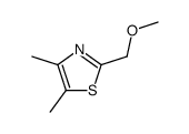 Thiazole,2-(methoxymethyl)-4,5-dimethyl- Structure
