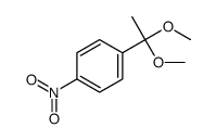 1-(1,1-dimethoxyethyl)-4-nitrobenzene结构式