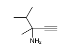 3,4-dimethylpent-1-yn-3-amine结构式