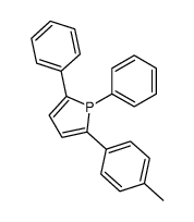 1,2-diphenyl-5-p-tolylphosphole Structure