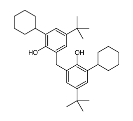 2,2'-methylenebis[4-tert-butyl-6-cyclohexylphenol] Structure