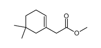 (5,5-dimethyl-cyclohex-1-enyl)-acetic acid methyl ester Structure
