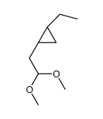 (1S,2S)-1-(2,2-dimethoxyethyl)-2-ethylcyclopropane Structure