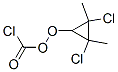 2,3-Dichloro-2,3-dimethylcyclopropaneperoxycarboxylic acid chloride结构式