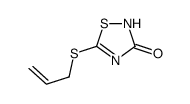 5-prop-2-enylsulfanyl-1,2,4-thiadiazol-3-one Structure