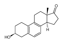 3β-Hydroxy-5,7,9-estratrien-17-one structure