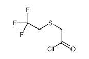 2-(2,2,2-trifluoroethylsulfanyl)acetyl chloride结构式
