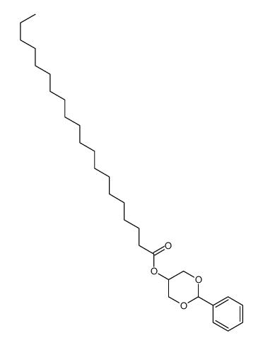Icosanoic acid 2-phenyl-1,3-dioxan-5-yl ester structure