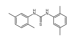 sym N,N'-bis(2,5-xylyl)thiourea Structure