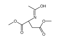 (S)-2-乙酰氨基琥珀酸二甲酯结构式