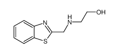 Ethanol, 2-[(2-benzothiazolylmethyl)amino]- (9CI)结构式