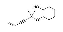 2-(2-methylhex-5-en-3-yn-2-yloxy)cyclohexan-1-ol结构式