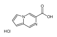 Pyrrolo[1,2-a]pyrazine-3-carboxylic acid hydrochloride结构式