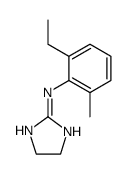 (4,5-dihydro-1H-imidazol-2-yl)-(2-ethyl-6-methyl-phenyl)-amine Structure