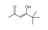 4-hydroxy-5,5-dimethylhex-3-en-2-one结构式