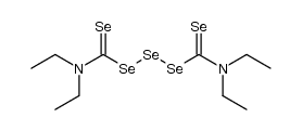 bis-(N,N-diethylselenocarbamoyl)triselenide Structure