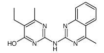 5-ethyl-6-methyl-2-[(4-methylquinazolin-2-yl)amino]-1H-pyrimidin-4-one Structure