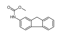 N-(9H-Fluoren-2-yl)carbamic acid methyl ester结构式