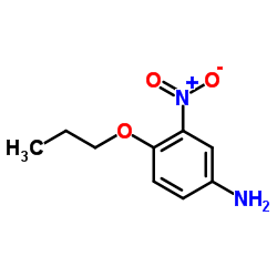 3-Nitro-4-propoxyaniline结构式