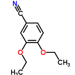 3,4-二乙氧基苯腈结构式