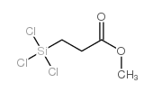 2-(carbomethoxy)ethyltrichlorosilane structure