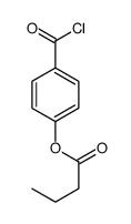 (4-carbonochloridoylphenyl) butanoate Structure