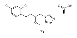 1-[4-(2,4-dichlorophenyl)-2-prop-2-enoxybutyl]imidazole,nitric acid Structure