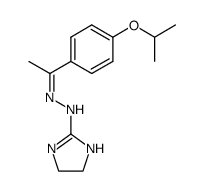 N-(4,5-Dihydro-1H-imidazol-2-yl)-N'-[1-(4-isopropoxy-phenyl)-eth-(Z)-ylidene]-hydrazine结构式