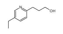 3-(5-ethylpyrid-2-yl)propan-1-ol结构式