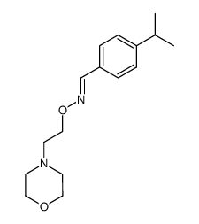 4-isopropyl-benzaldehyde O-(2-morpholin-4-yl-ethyl)-oxime结构式