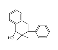 (1R,3S)-2,2-dimethyl-3-phenyl-3,4-dihydro-1H-naphthalen-1-ol结构式