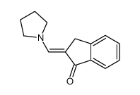 2-(pyrrolidin-1-ylmethylidene)-3H-inden-1-one Structure