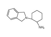 (1R,2R)-2-(1,3-二氢-2H-异吲哚-2-基)环己胺结构式