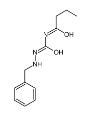 N-[(benzylamino)carbamoyl]butanamide Structure