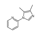 2-(4,5-dimethyl-1H-imidazol-1-yl)pyridine Structure