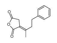 3-(4-phenylbutan-2-ylidene)oxolane-2,5-dione Structure