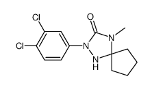 2-(3,4-dichlorophenyl)-4-methyl-1,2,4-triazaspiro[4.4]nonan-3-one结构式