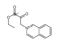 ethyl 3-isoquinolin-2-ium-2-yl-2-oxopropanoate,bromide结构式