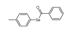 Se-(4-methylphenyl) benzenecarboselenoate结构式