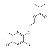 2-(3,5-Dichloro-6-fluoro-2-pyridyloxy) ethyl 2-methylpropionate Structure