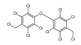 1,2,4,5-tetrachloro-3-(chloromethyl)-6-[2,3,5,6-tetrachloro-4-(chloromethyl)phenoxy]benzene Structure